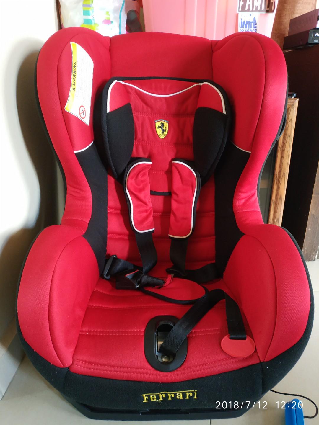 Ferrari Child Car Seat, Babies \u0026 Kids, Strollers, Bags