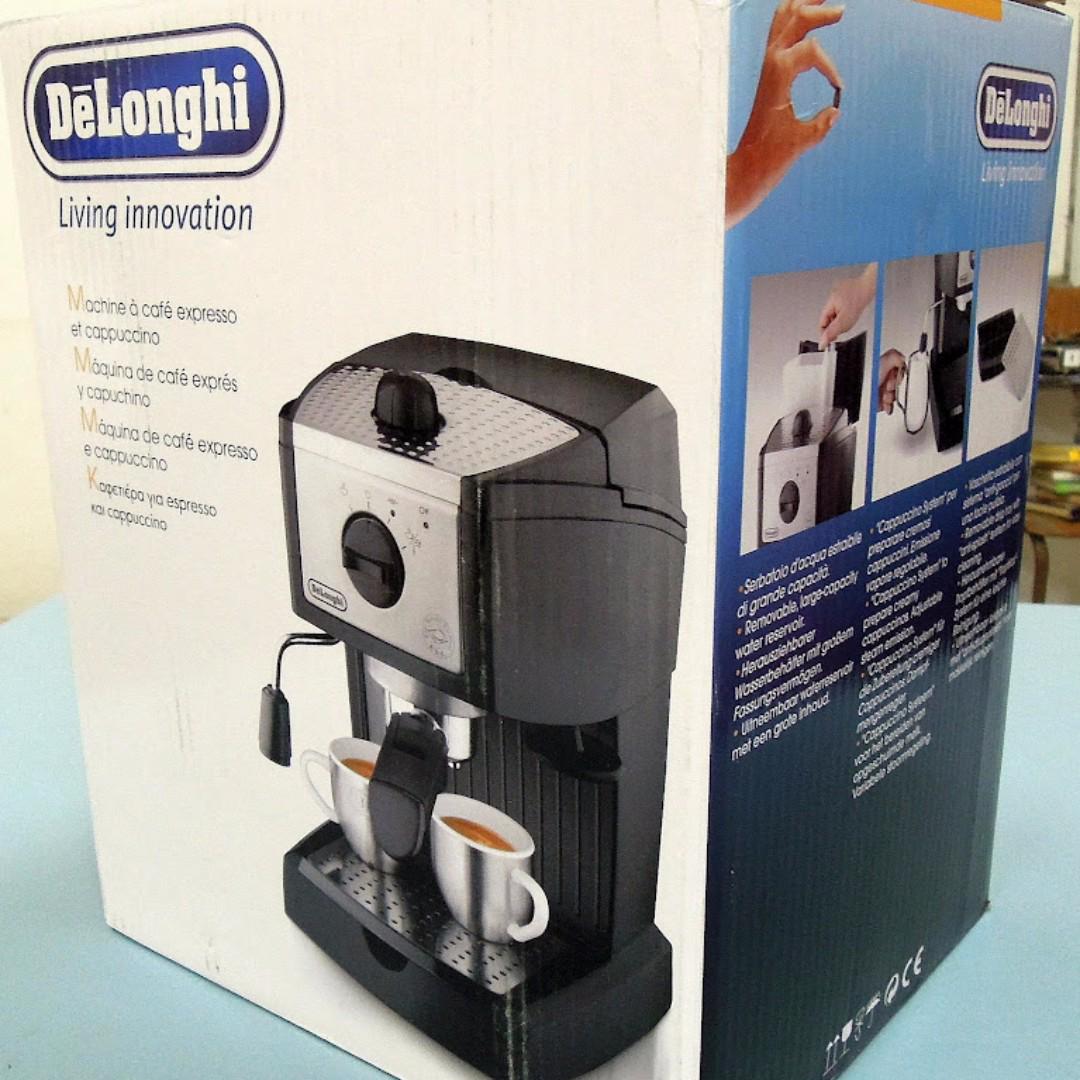 delonghi ec155 espresso and cappuccino maker