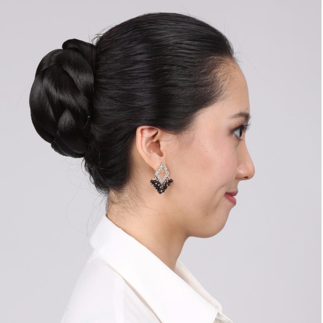 Fake Hair Bun Black Colour Women S Fashion Accessories Hair