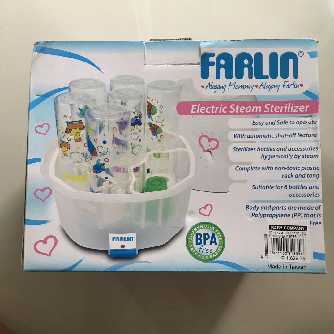 farlin electric steam sterilizer