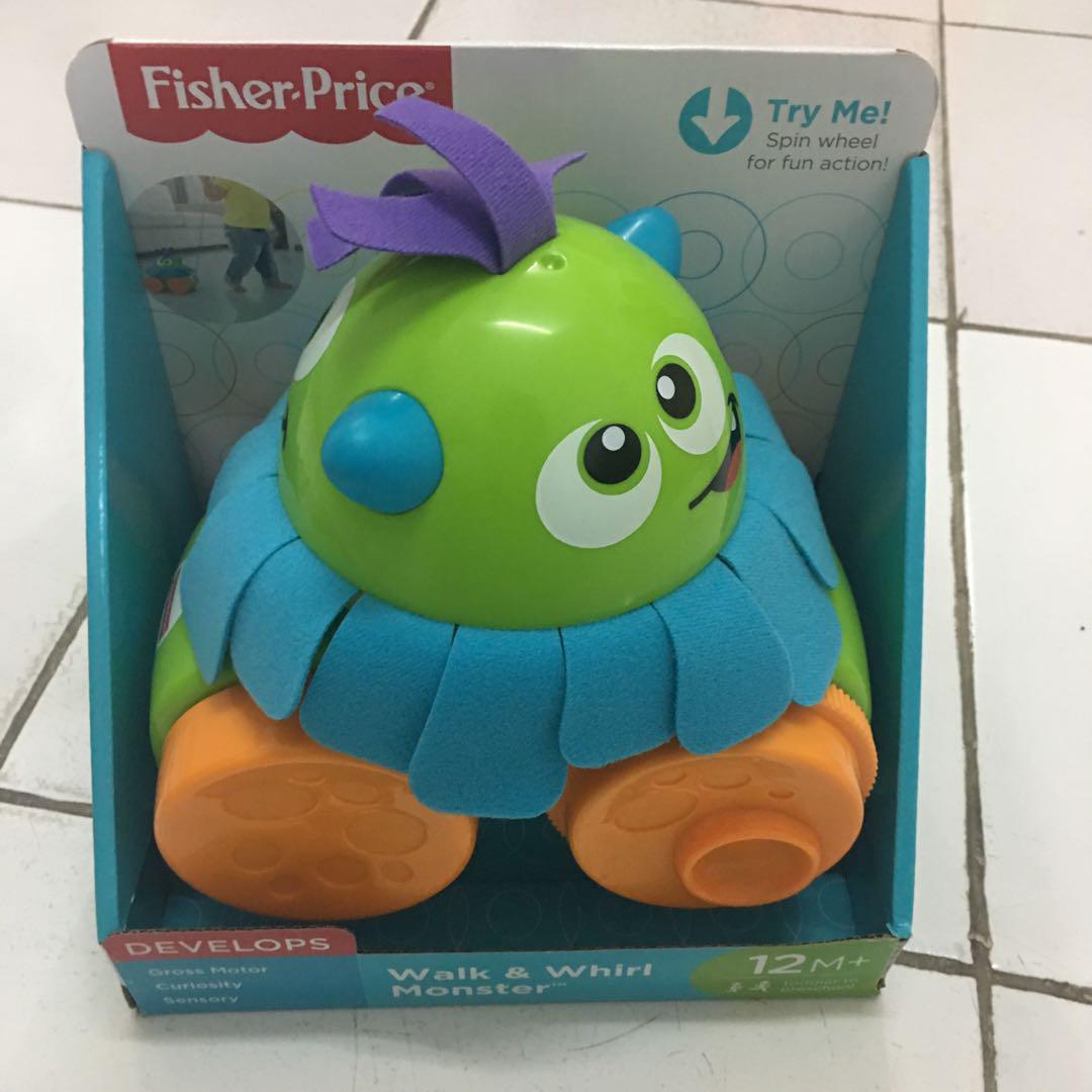 fisher price walk and whirl monster