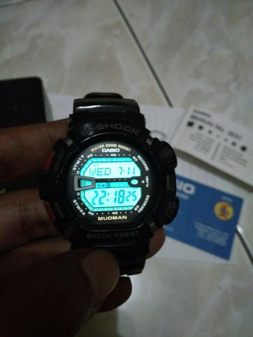 G Shock G 9000 1vdr Mudman Fesyen Pria Jam Tangan Di Carousell