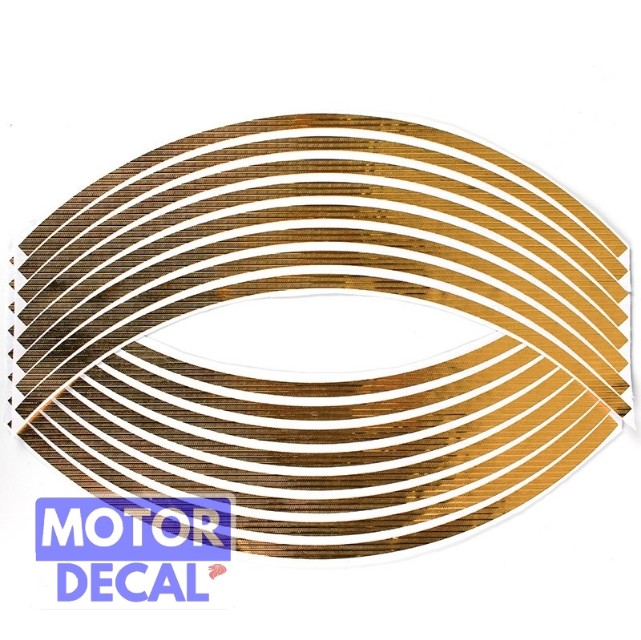 Gold Rim Lining, Motorcycles, Motorcycle Accessories on Carousell