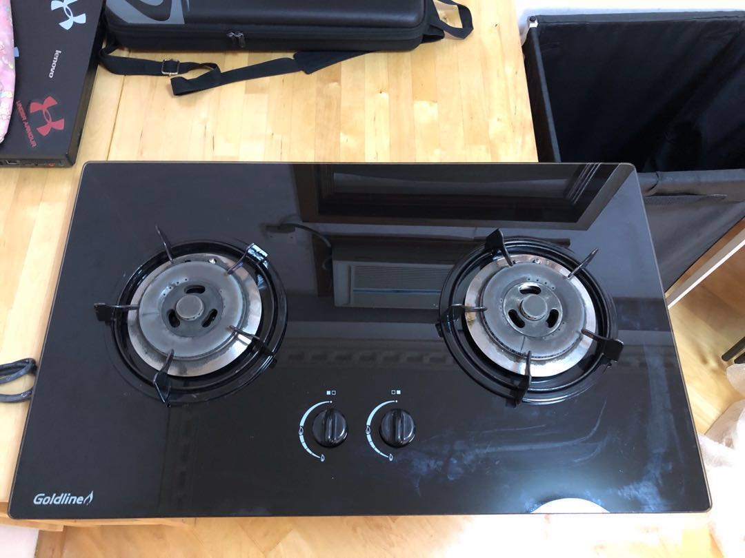 Goldline (澳燃）2頭煤氣煮食爐 （Towngas), 家庭電器, 廚房電器, 抽油煙機及爐頭 Carousell