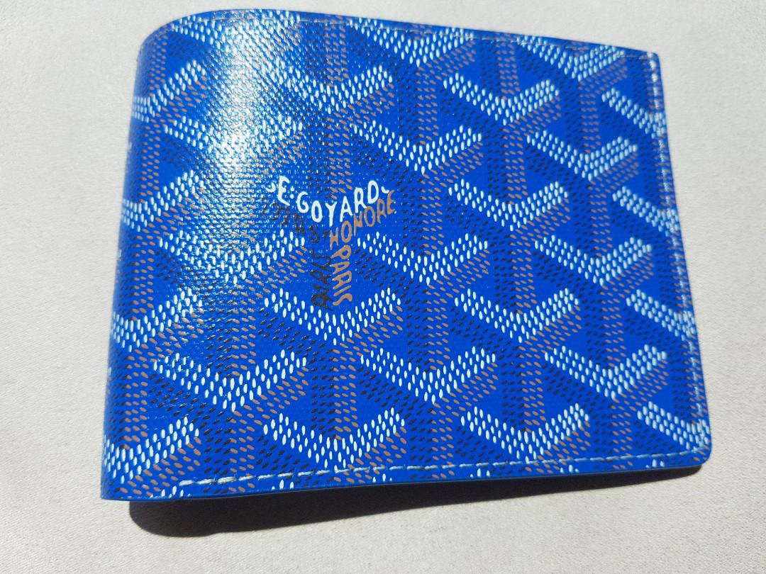 Goyard Wallet blue (unused), Luxury, Bags & Wallets on Carousell