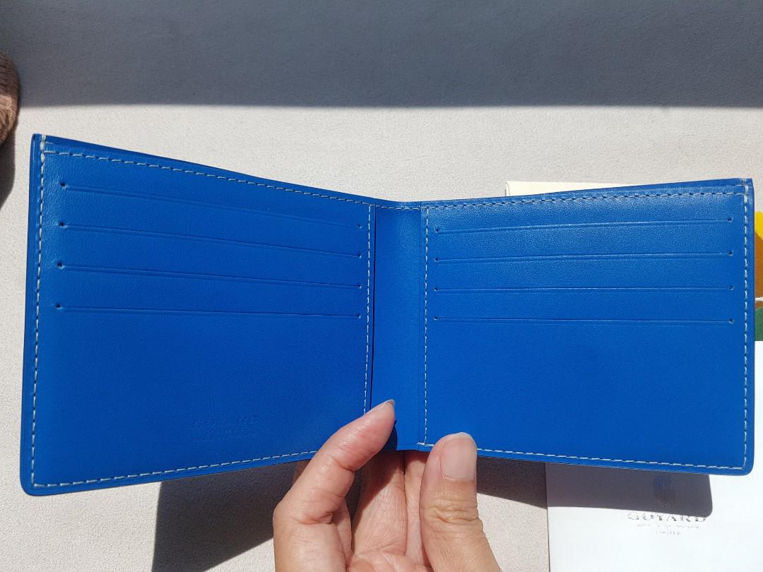 Goyard 2000s Blue Leather Wallet · INTO