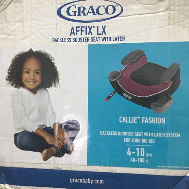 Graco affix hotsell backless booster callie