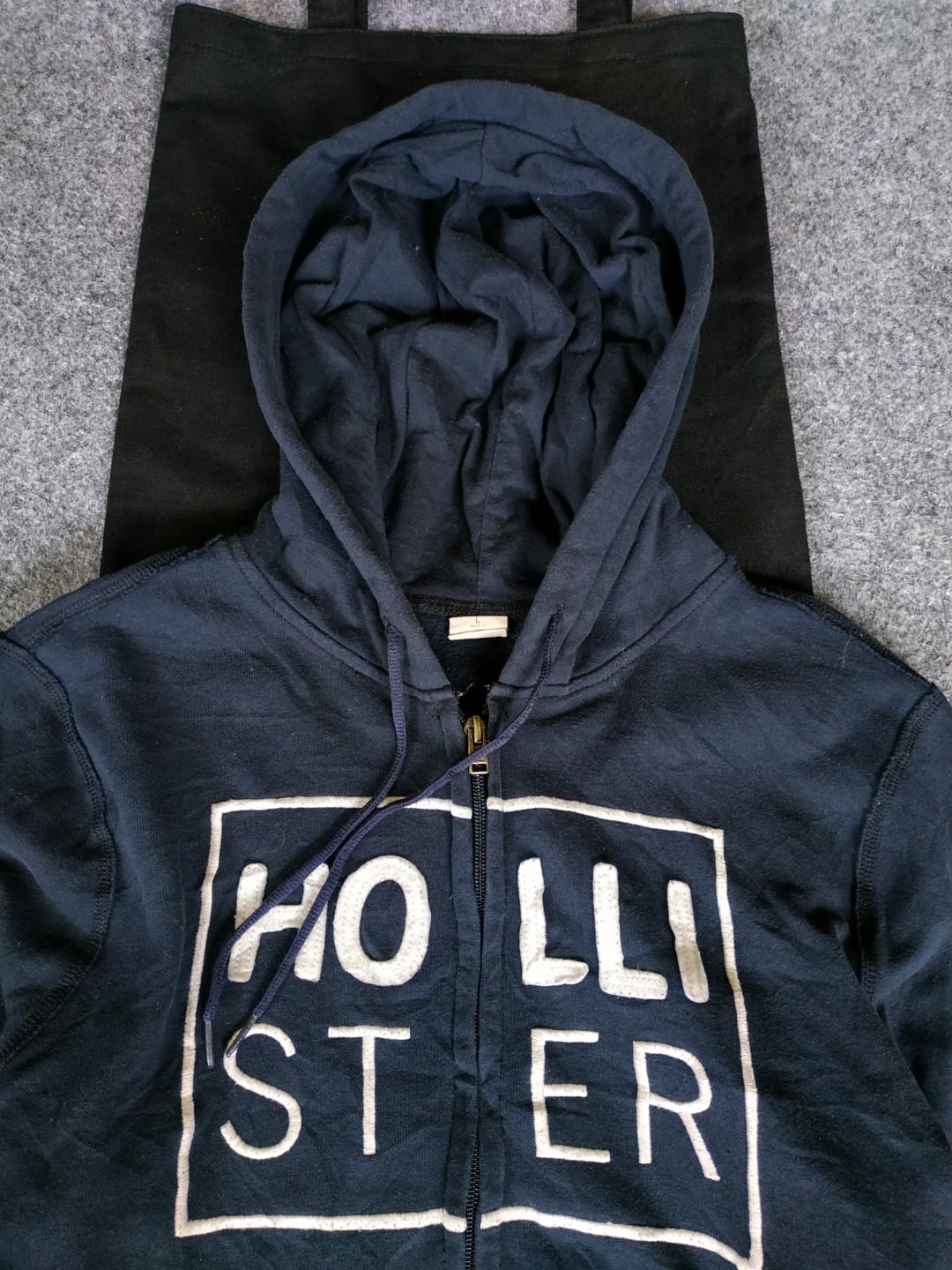 hollister zip hoodie