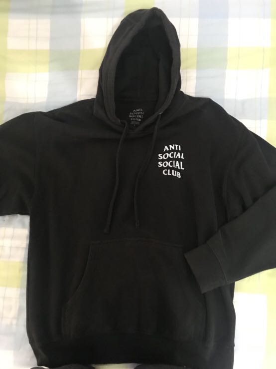 Hoodie ASSC antisocial ori Fesyen Pria Pakaian di Carousell