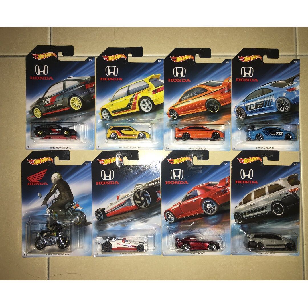 2018 hot wheels honda 70th anniversary set store