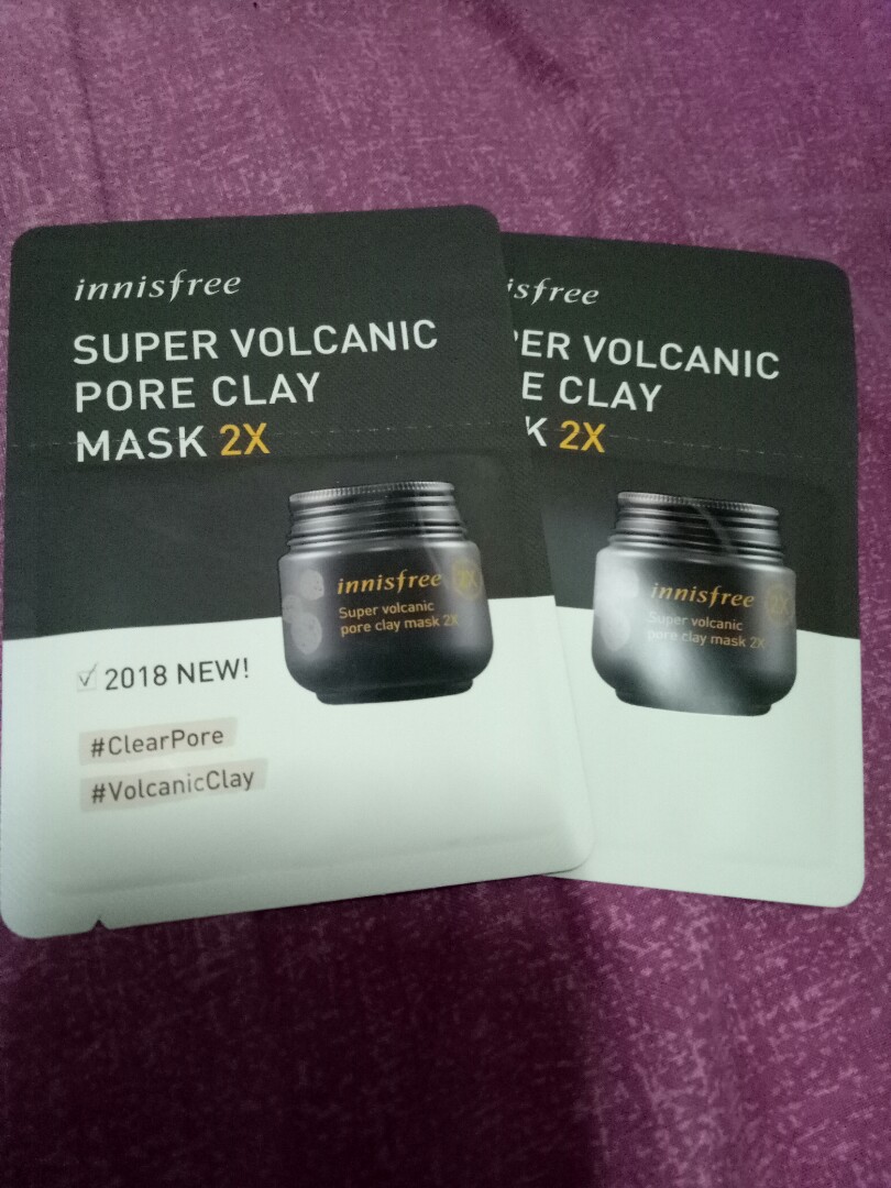 Innisfree Super Volcanic Pore Clay Mask2x Health Beauty Face Skin Care On Carousell