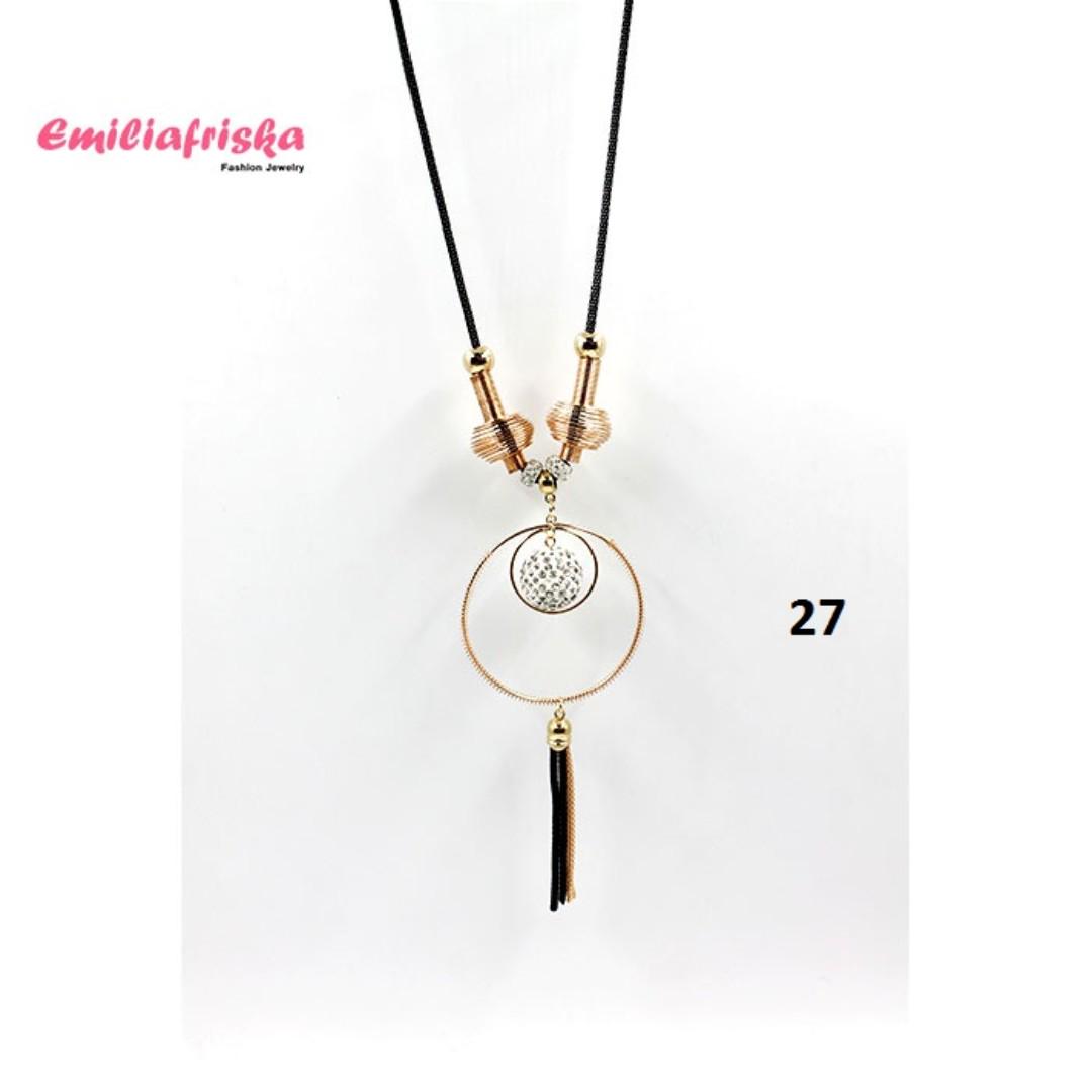 Kalung Emas Kalung Wanita Korea Fashion Hijab Aksesoris Murah Wanita Fesyen Wanita Perhiasan Di Carousell