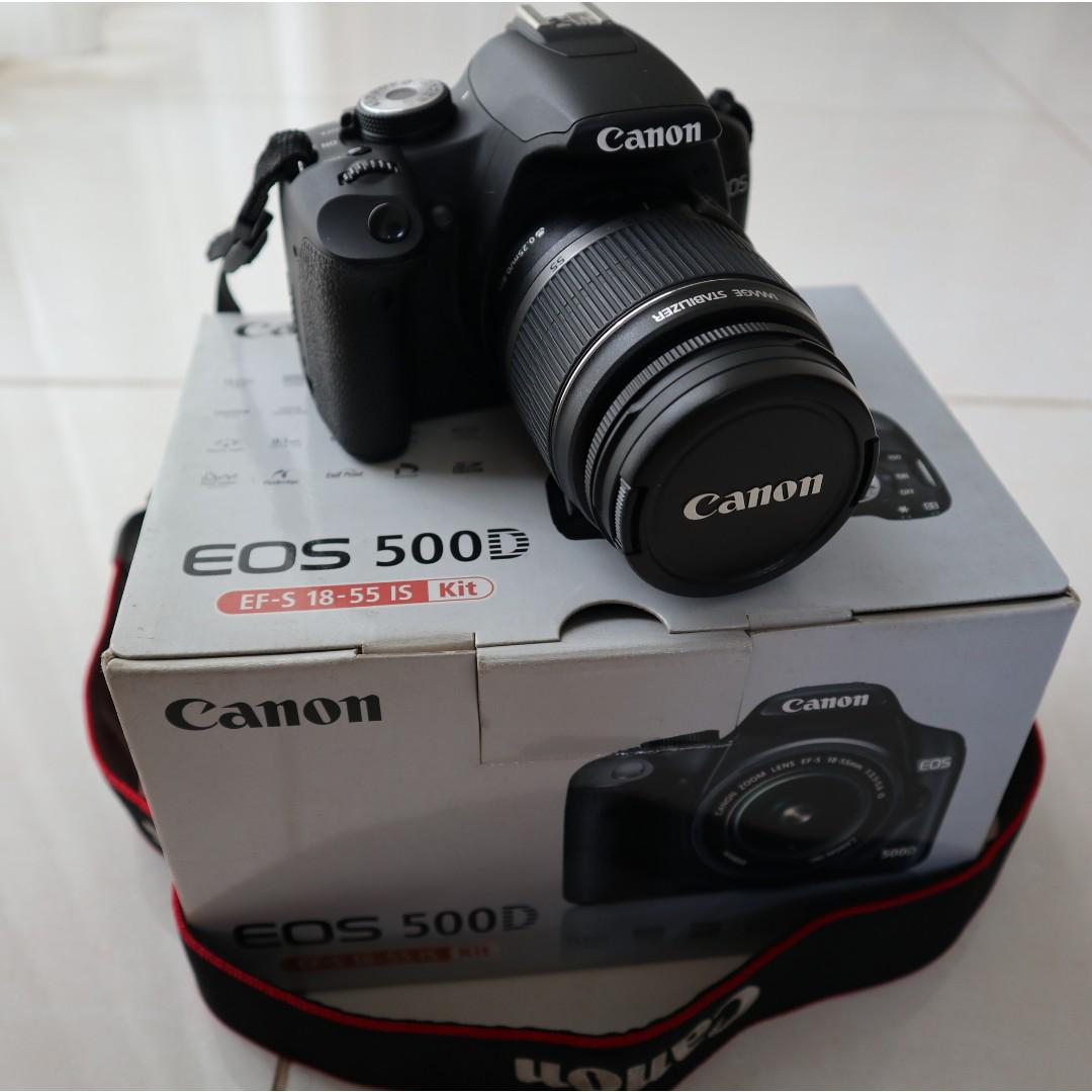 kamera canon eos 500d perlengkapan lainnya