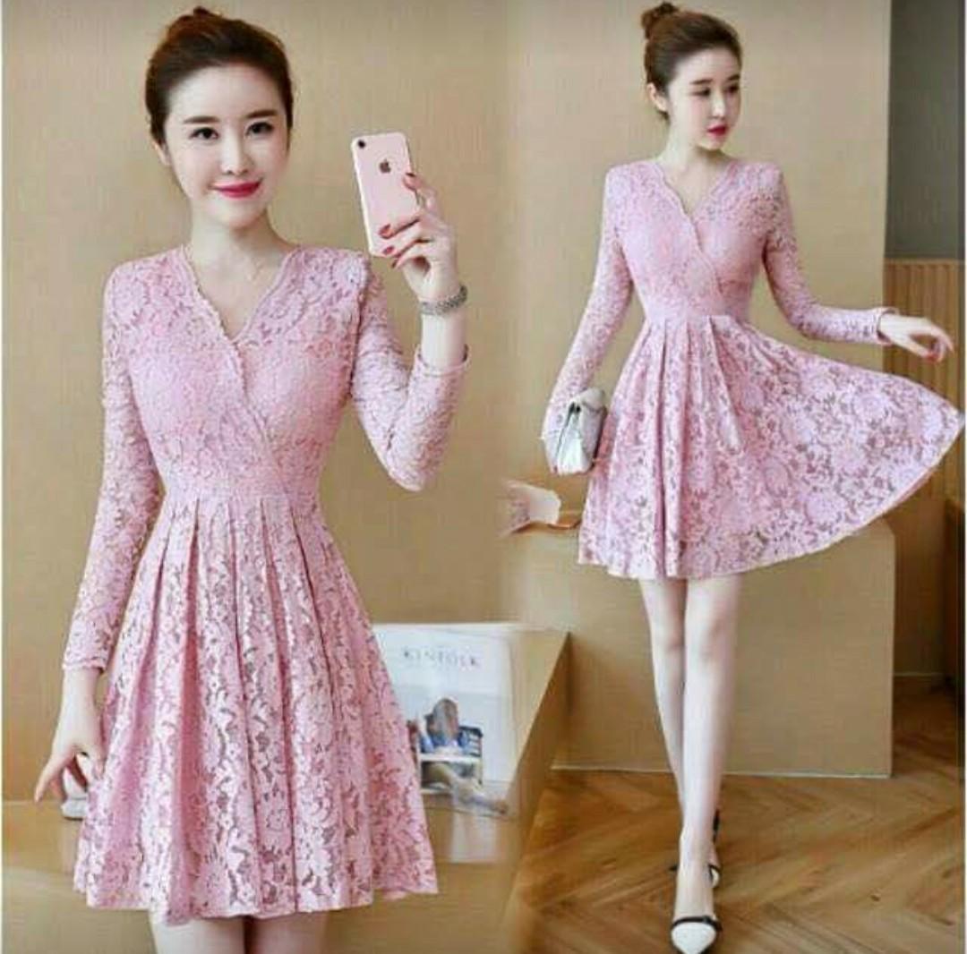 Korean Cute Dress Women S Fashion Clothes Dresses Skirts On