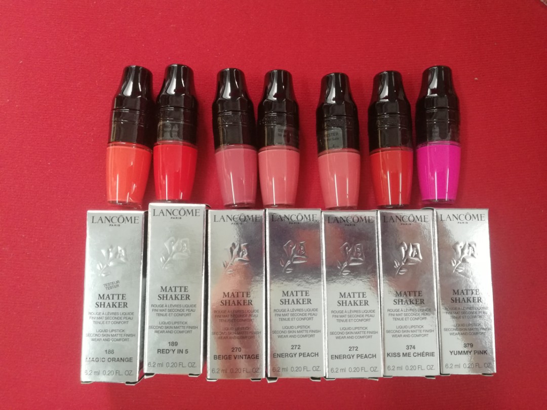 Lancôme Matte Shaker Liquid Lipstick - # 379 Yummy Pink 6.2ml Brasil