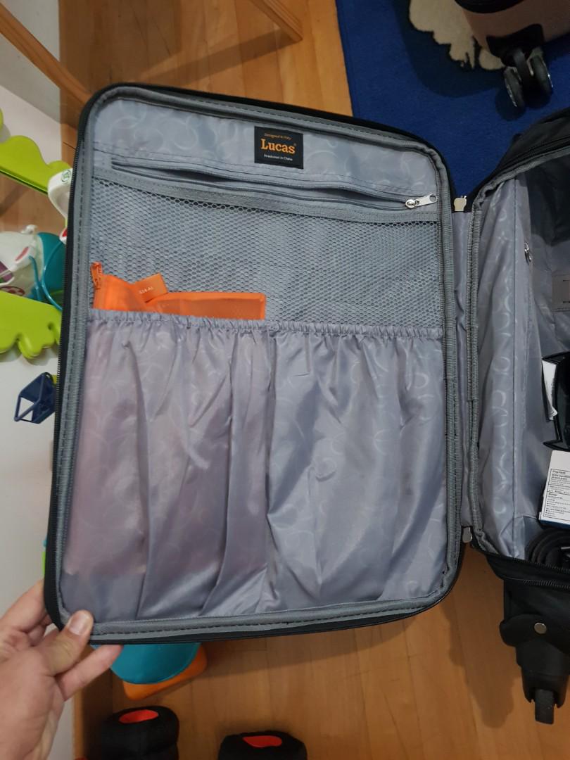 lucas luggage weight