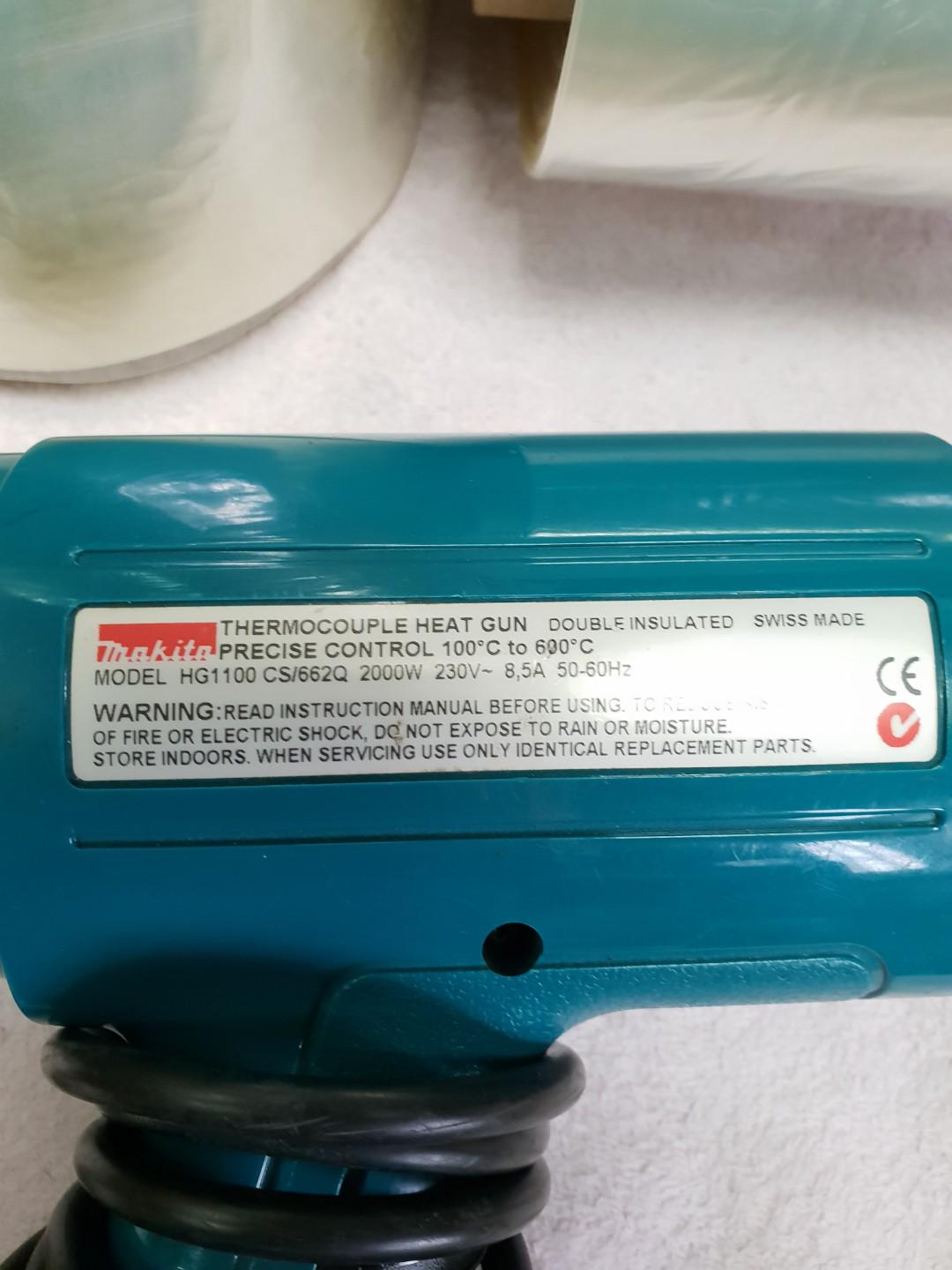 Makita Heat Gun, Hobbies & Toys, Stationery & Craft, Craft Supplies & Tools on Carousell