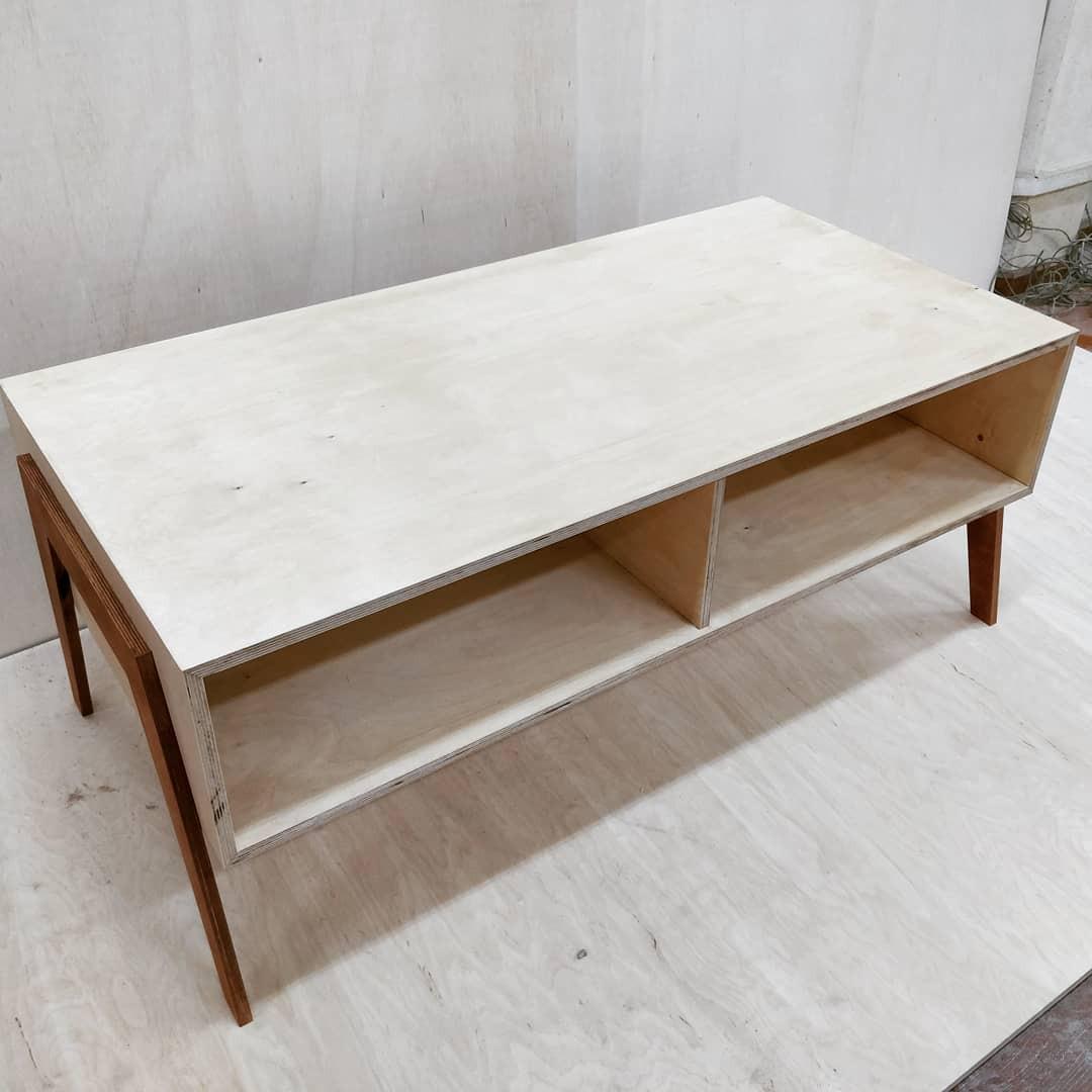 Minimalist Birch plywood coffee table, Furniture, Tables & Chairs on