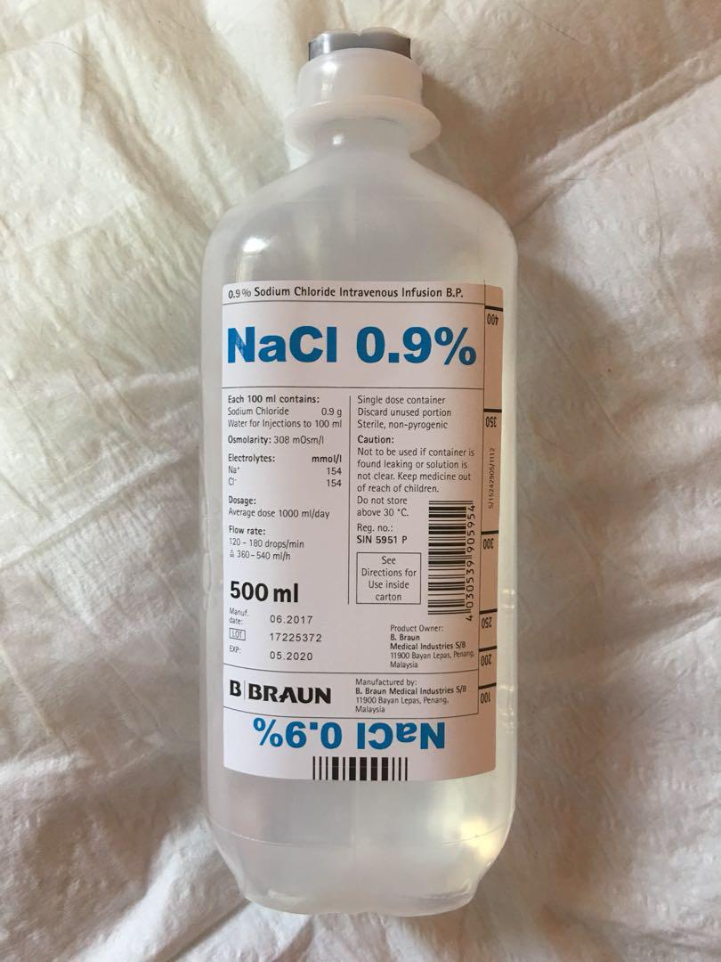 NaCl 0 9 Sodium Chloride Intravenous Braun Intrafix Primeline 