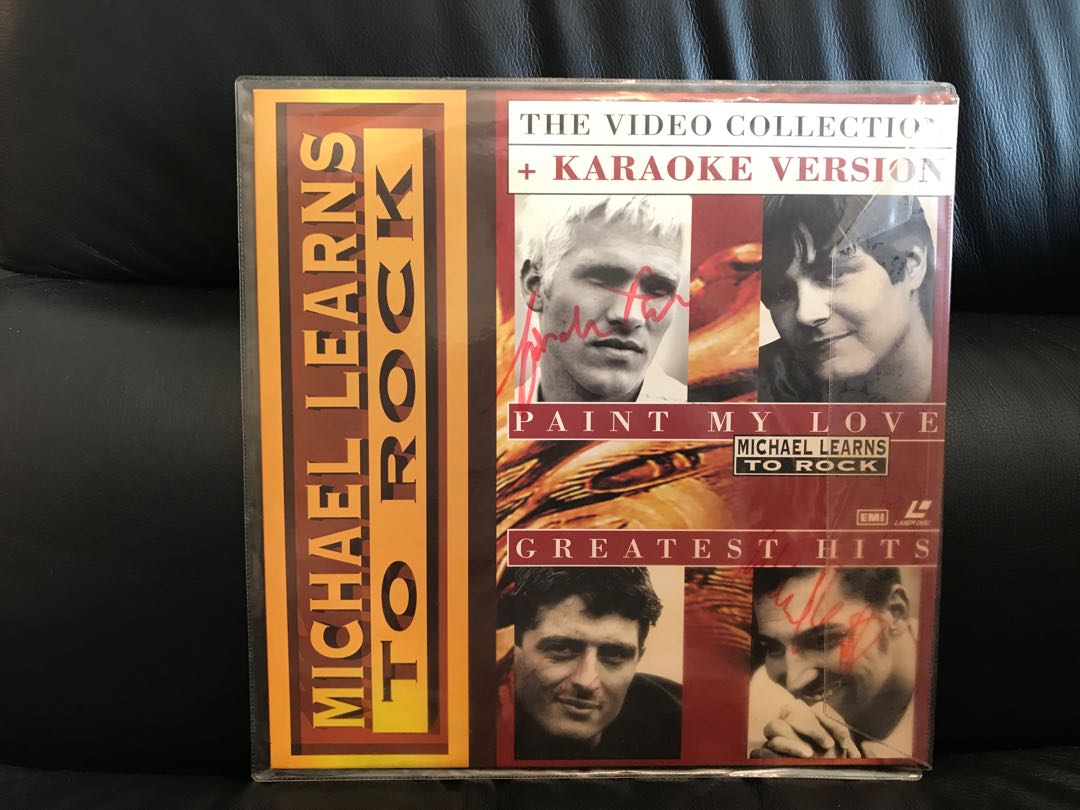 Original Hand Autographed Michael Learns To Rock Paint My Love Greatest Hits The Video Collection Karaoke Version Laser Disc Music Media Cds Dvds Other Media On Carousell Go michael learns to rock at paint my love everybody. original hand autographed michael learns to rock paint my love greatest hits the video collection karaoke version laser disc