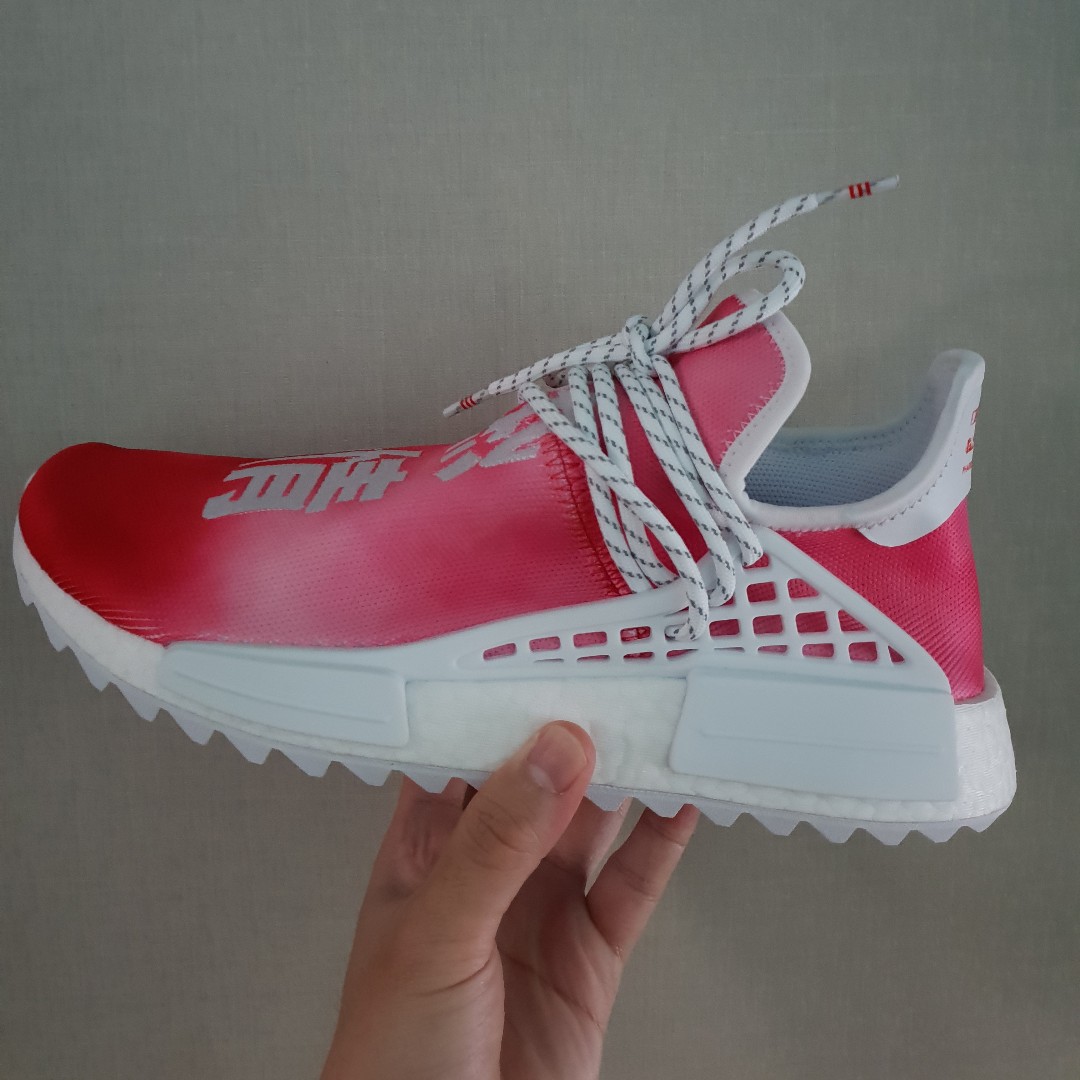 Pharrell Williams NMD China Passion Red Human Race Men s Fashion Footwear Sneakers on Carousell