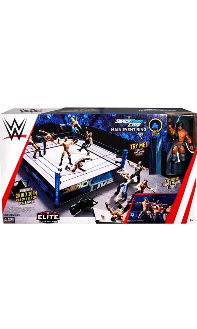 wwe main event ring toy