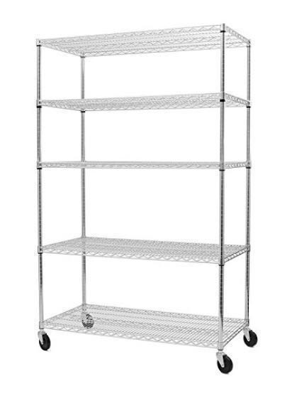 Seville Classics 5 Shelf Commercial Chrome Shelving Home Share This Listing