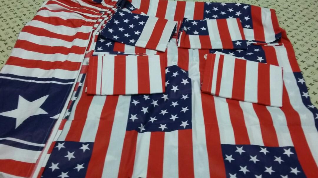 Sprei Motif Lambang Bendera Usa Uk 160 200 30 Perabotan Rumah Di Carousell