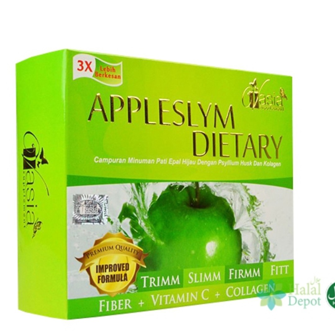 Vasia Appleslym Dietary Apple Fiber Collagen Health Beauty