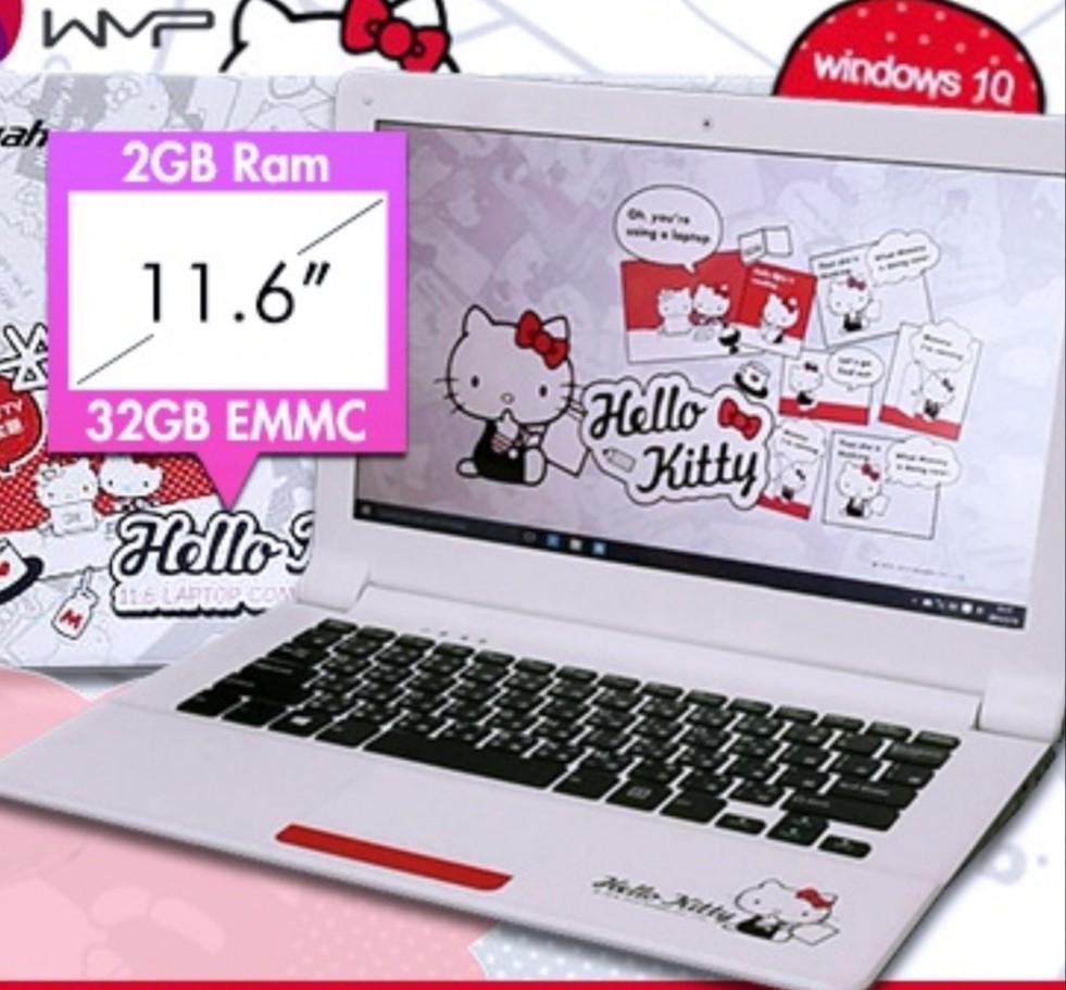 Wmp Grace 11 Comic Style Hello Kitty Laptop 11 6inch Lightweight Window 10 Electronics Computers Laptops On Carousell