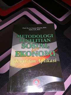 Buku Metode Penelitian Sosial Ekonomi #maudecay