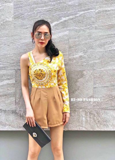 2 tone jumpsuit