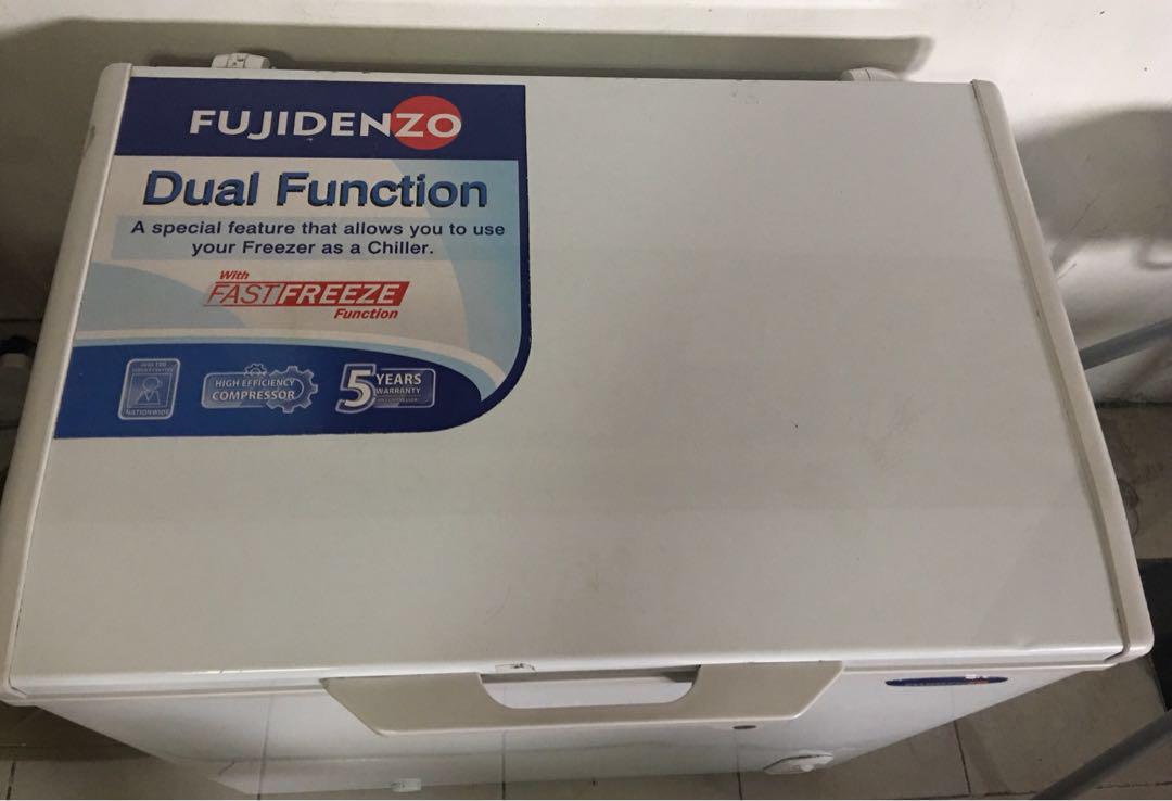 Affordable almost new Fujidenzo chest Freezer less than 10k in quezon
