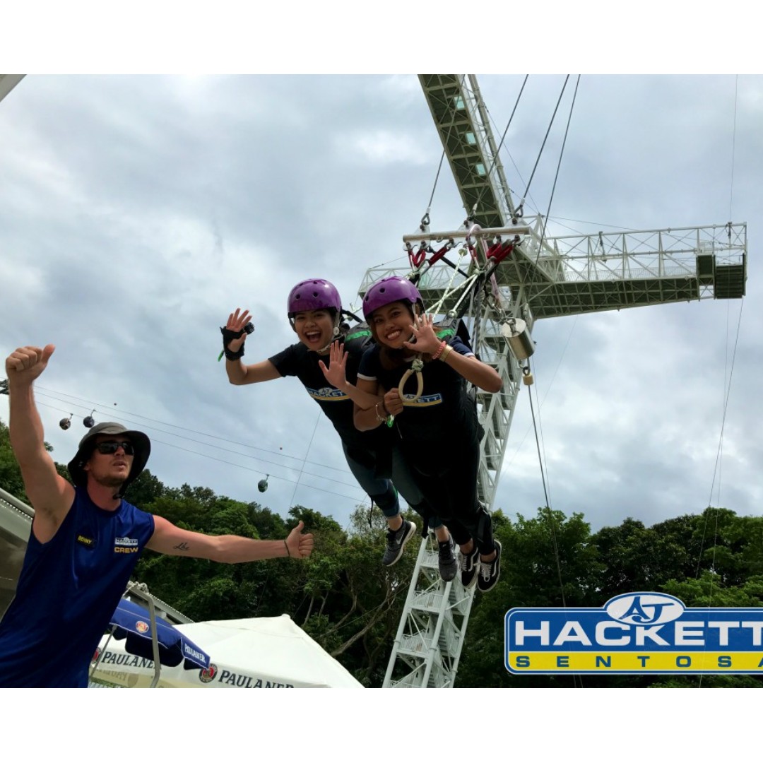 Aj Hackett Sentosa Giant Swing Entertainment Attractions On Carousell