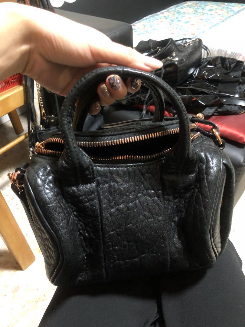 Alexander Wang Mini Rickie Rose Gold Women s Fashion Bags