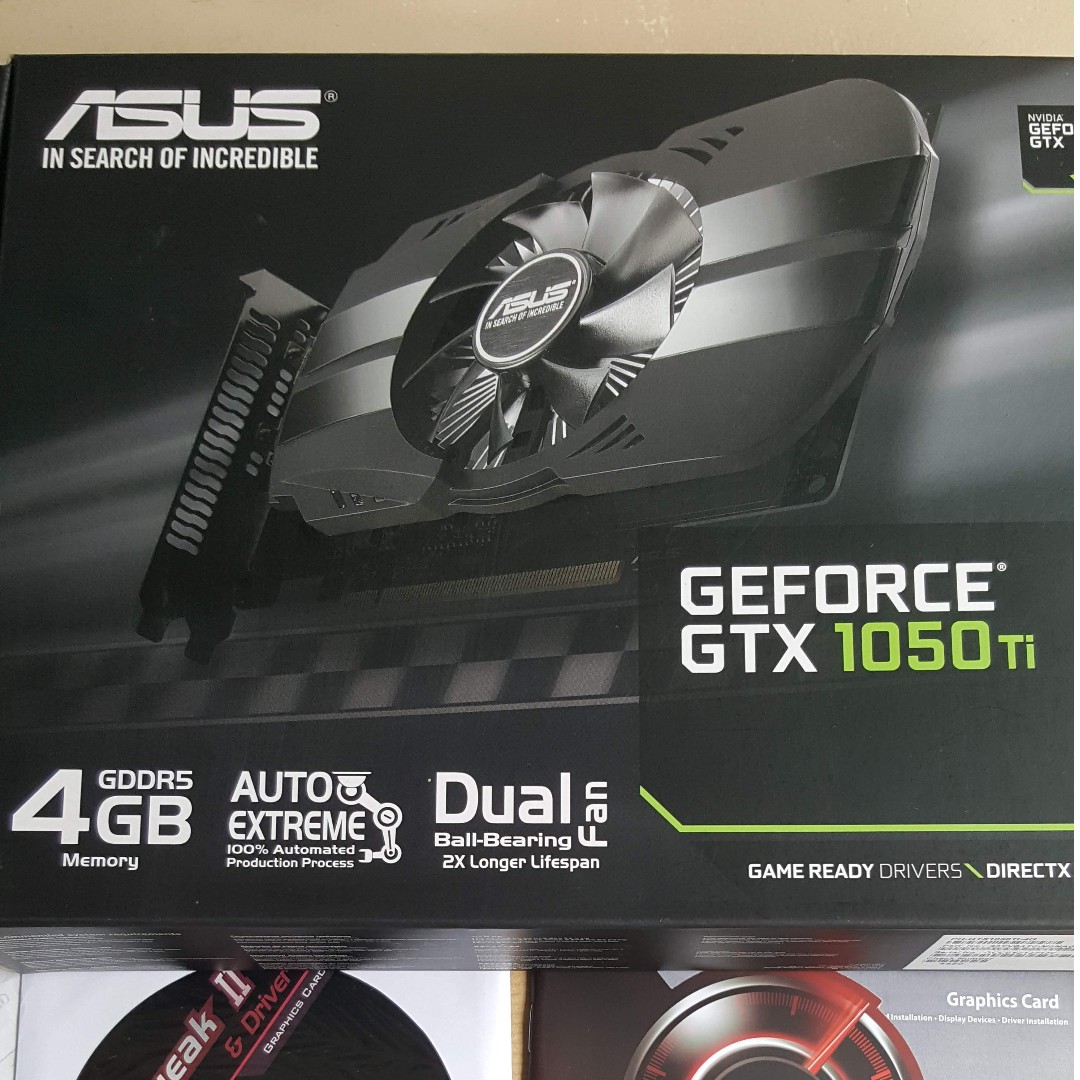Asus Phoenix Gtx 1050 Ti Electronics Computer Parts Accessories On Carousell