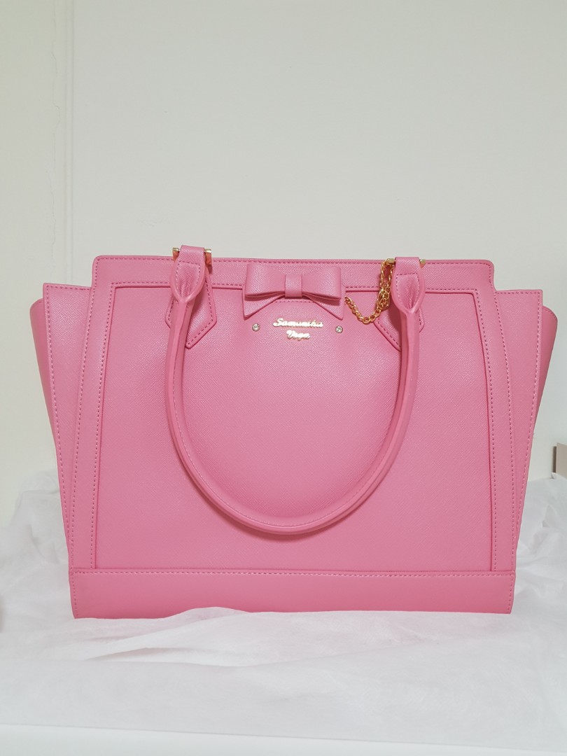 Flash Sale Authentic Samantha Vega Pink Ribbon Handbag Shoulder Bag With Pass Case Women S Fashion Bags Wallets Handbags On Carousell Flash Sale Authentic Samantha Vega Pink Ribbon Handbag Shoulder Bag With Pass Case Women S Fashion Bags Wallets Handbags On Carousell
