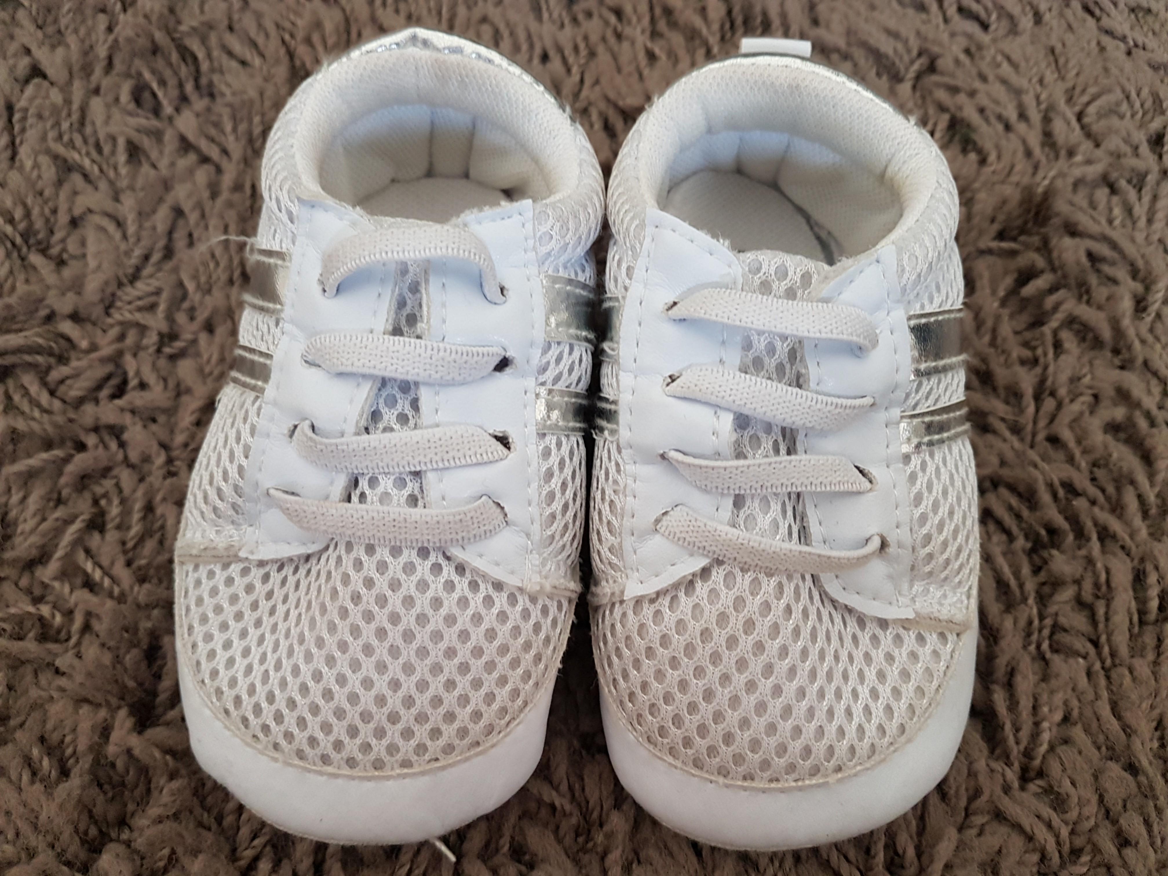 baby white sneakers