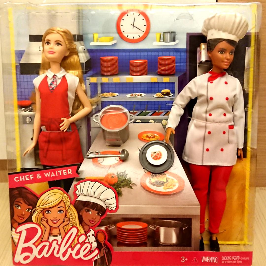 barbie chef and waiter
