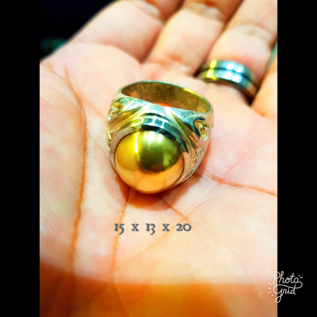 Besi Kuning Ring Gemunggal Mens Fashion Watches And Accessories Jewelry On Carousell 1308