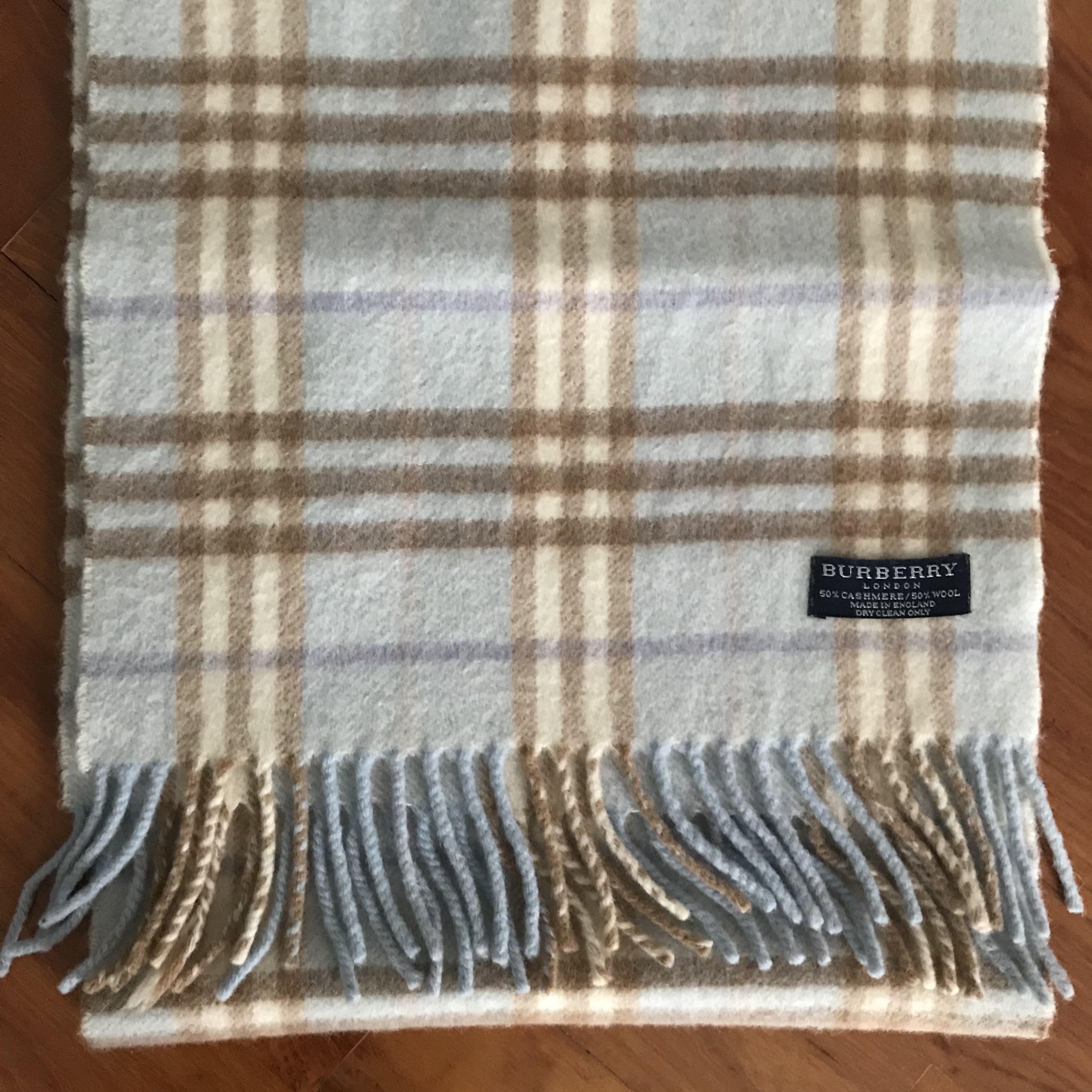 Burberry 50 cashmere 50 wool scarf 2018 clearance