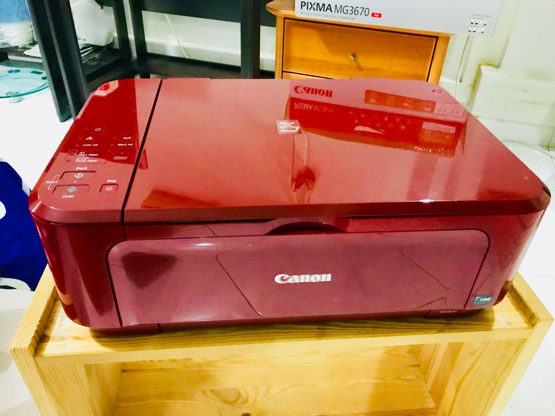 mg3670 canon printer