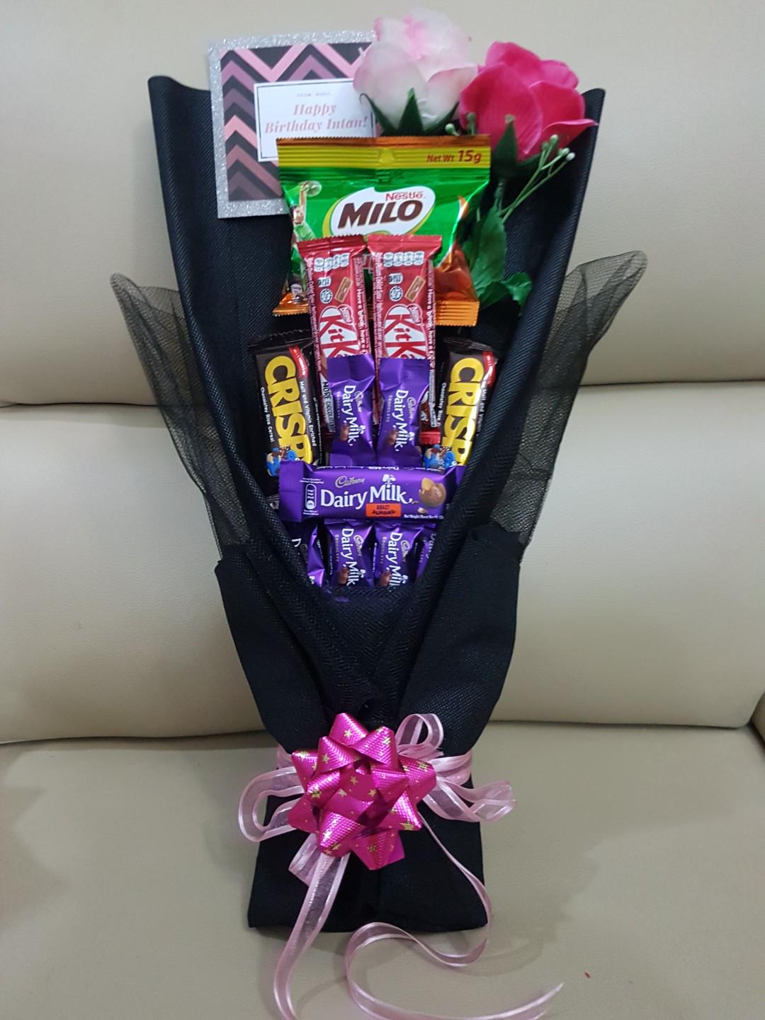 Chocolate Bouquet Design Craft Handmade Goods Accessories On Carousell