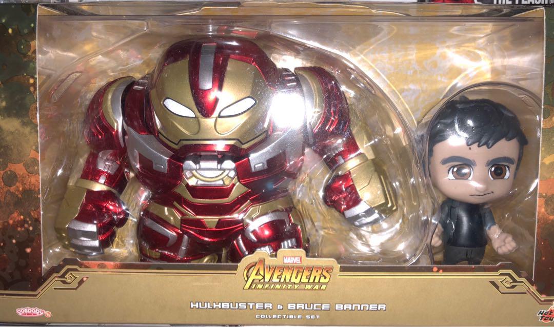 CosBaby Infinity War Hulk Buster and Bruce Banner (Category: Figurines & Statues) located in Manila. Submitted by jeff_exo (Listing ID 179181021, Image 1). Description: NEW MISB cosbaby Infinity war PM for details .
