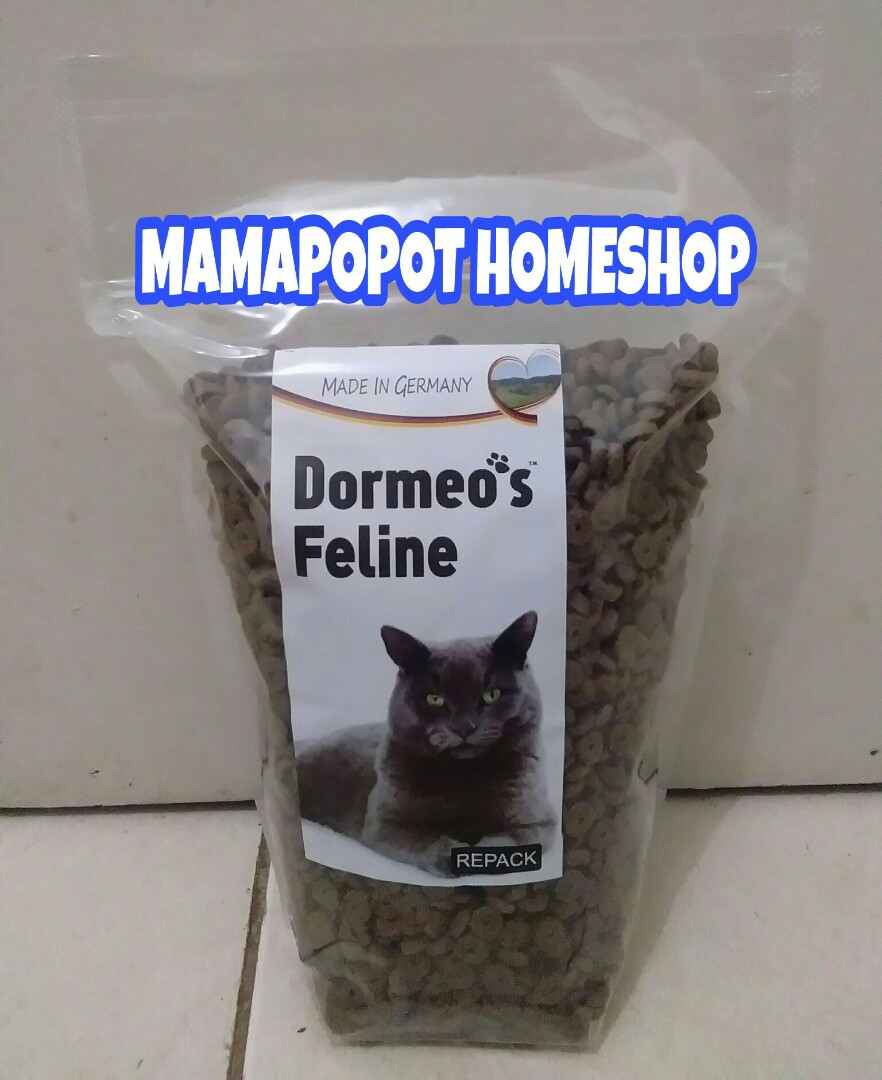 Dry food DORMEOS FELINE (ADULT) 900gr - makanan kucing sekelas Royal Canin