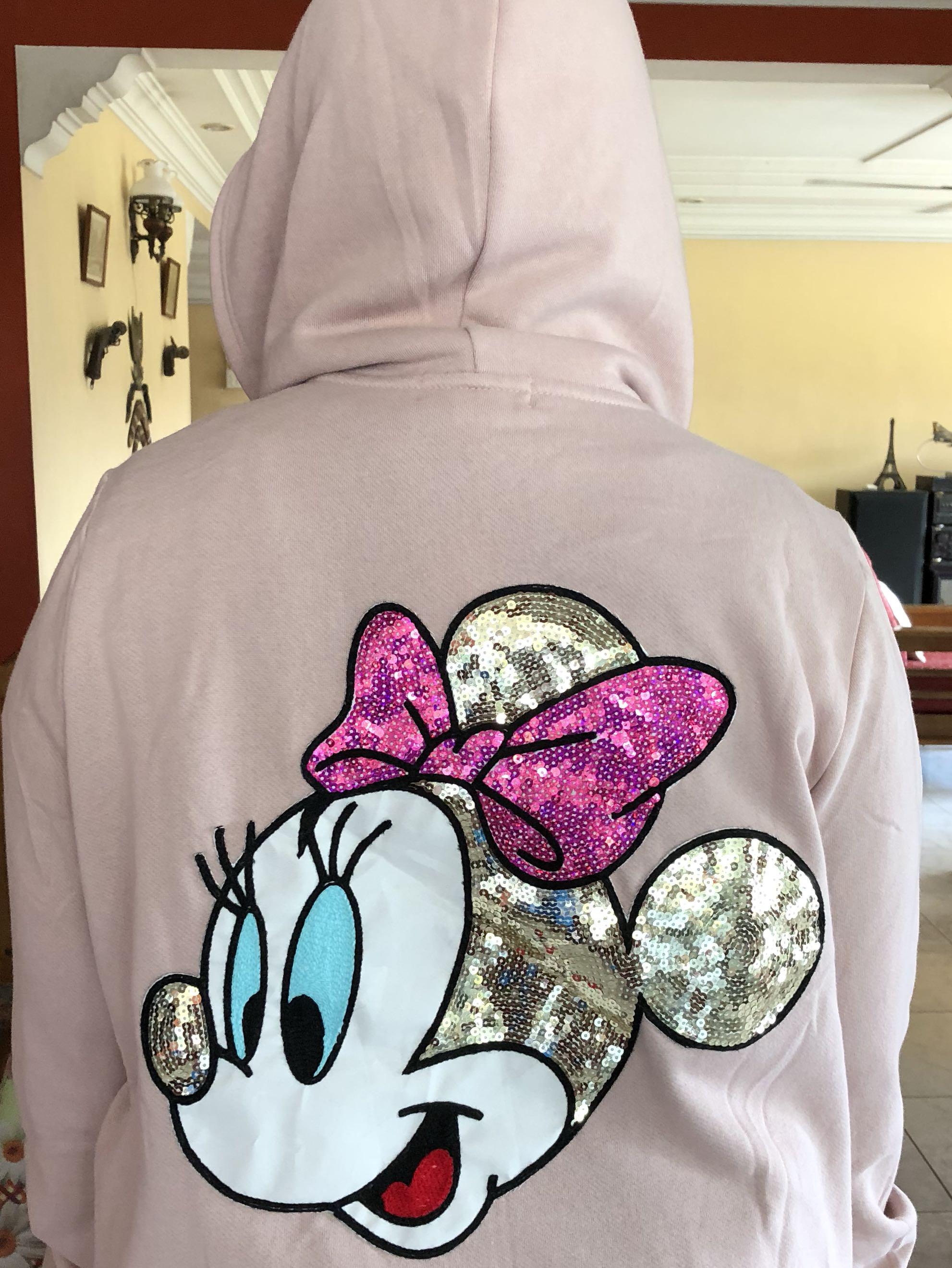 Plus size minnie mouse hoodie top
