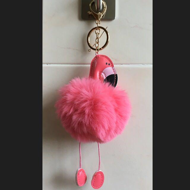 fluffy flamingo toy