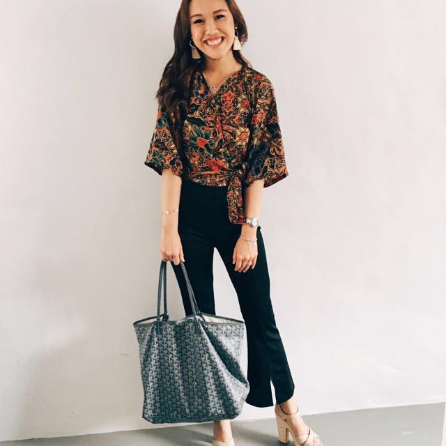 kimono style wrap top