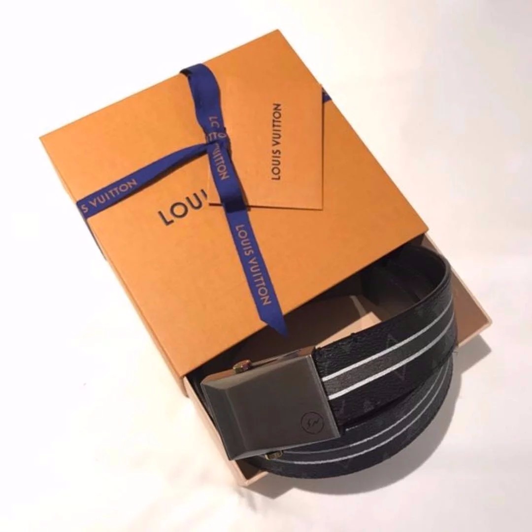 Louis Vuitton New Wave 35MM Belt - Blue Belts, Accessories - LOU289542