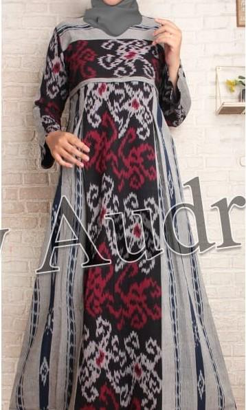 Gamis Tenun Gradiasi Fesyen Wanita Muslim Fashion Di Carousell